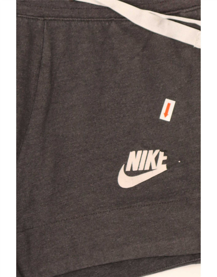 Nike Short de sport pour femme UK 10 Petit Gris Polyester