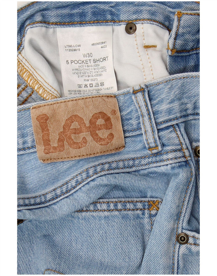 LEE Short en Jean W30 Homme Bleu Moyen Coton