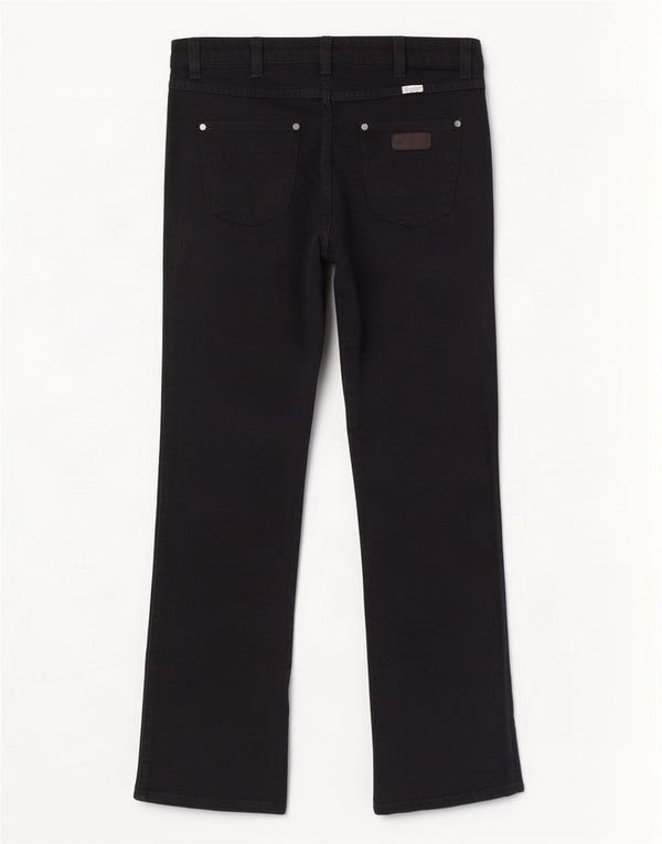 Wrangler Jean Droit Iris Femme W30 L30 Coton Noir