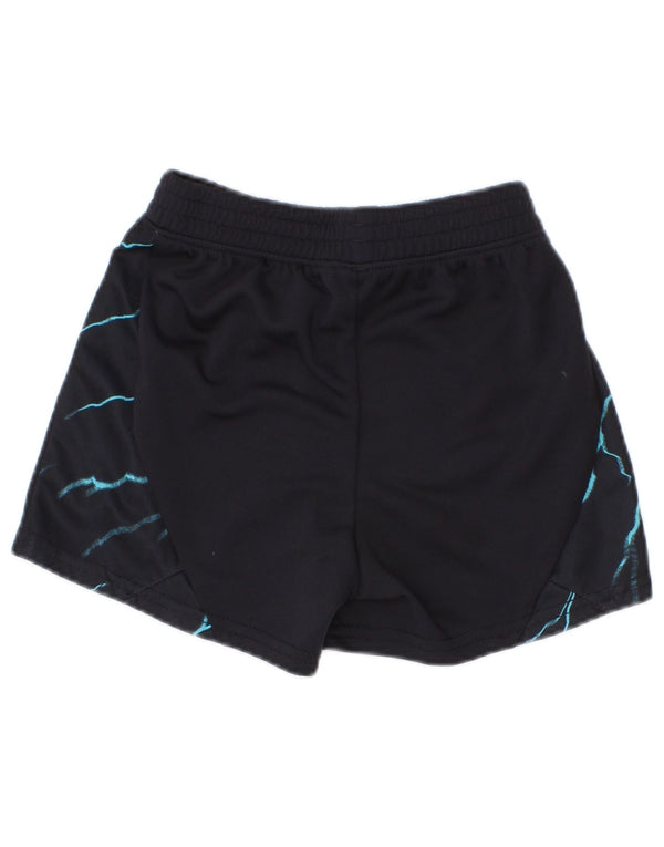 Puma Short de Sport Manchester City Graphic Garçon 2-3 Ans Noir Polyester