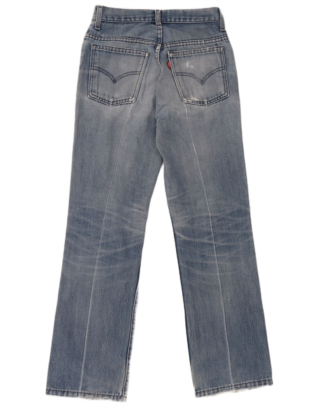 Levi's Jean Droit Effet Déchiré W28 L32 Femme Bleu Coton