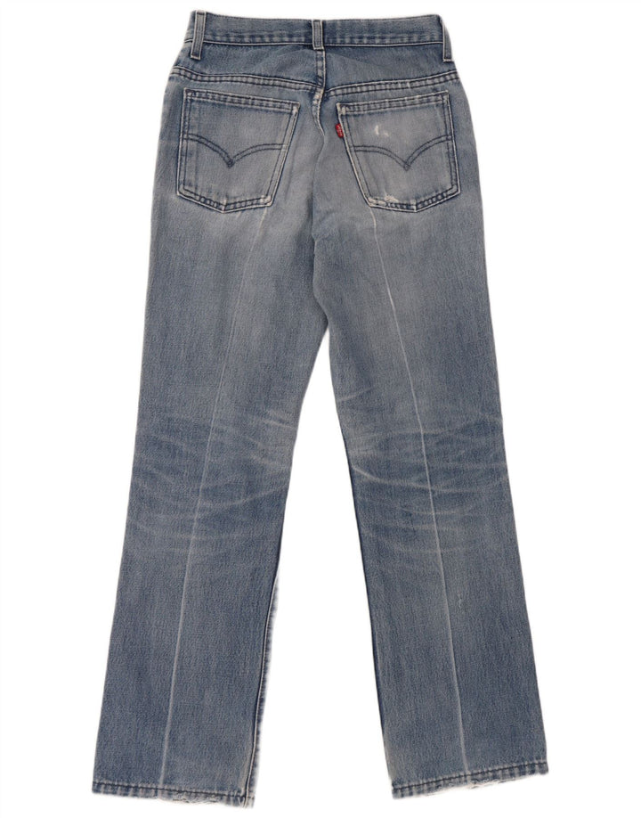 Levi's Jean Droit Effet Déchiré W28 L32 Femme Bleu Coton