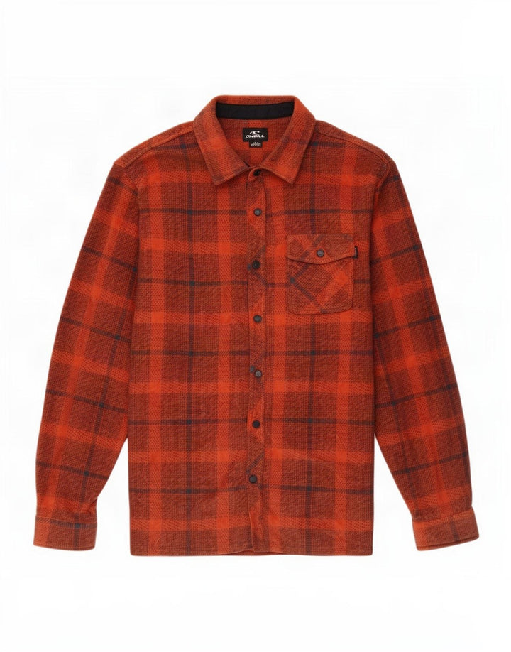 O'Neill Chemise polaire homme grand carreaux orange polyester