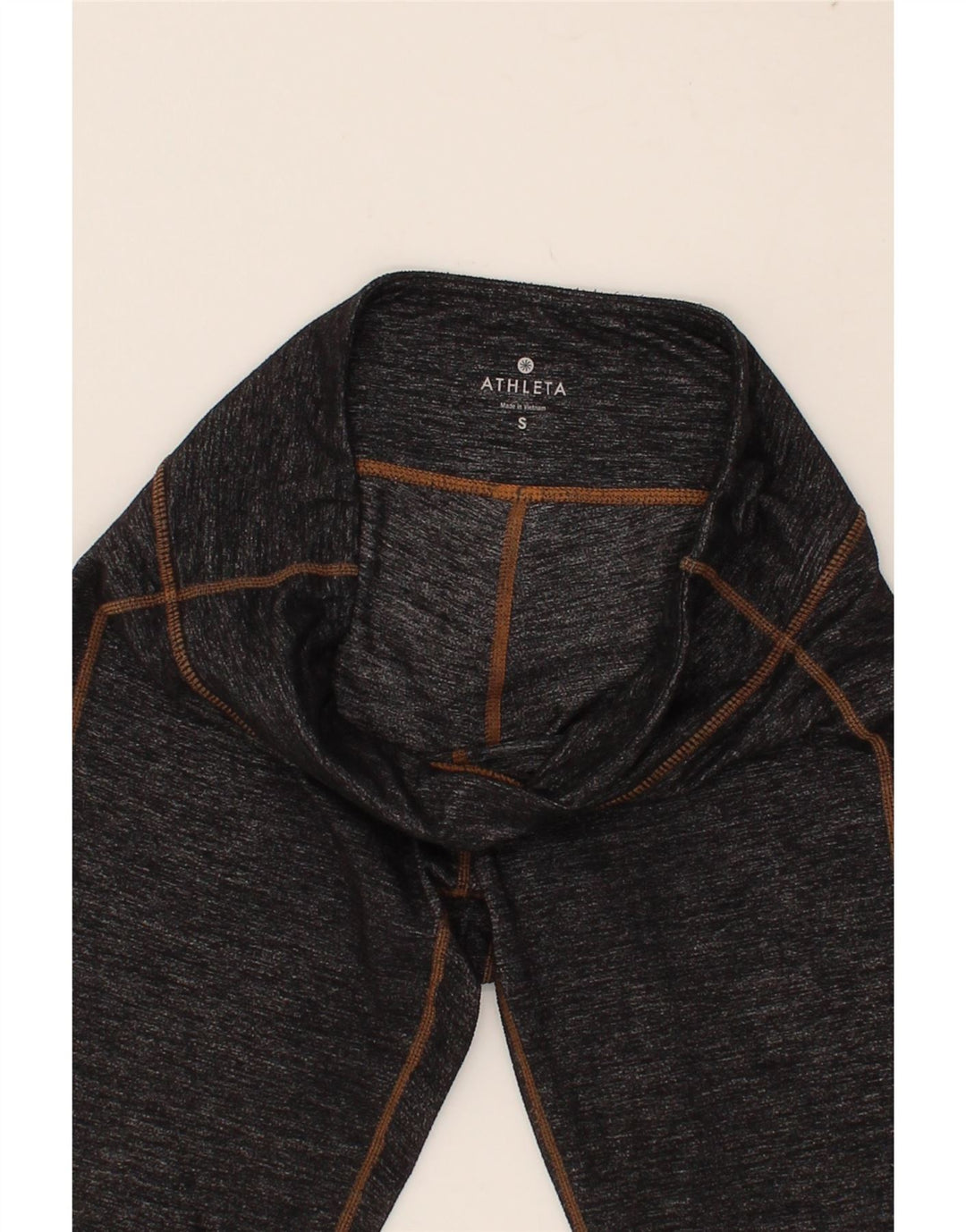 ATHLETA Womens Leggings UK 8 Small Grey Flecked Vintage Athleta and Second-Hand Athleta from Messina Hembry 