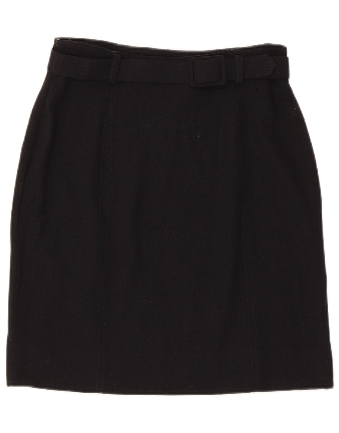 jupe droite femme vintage IT 42 Medium W26 Laine noire