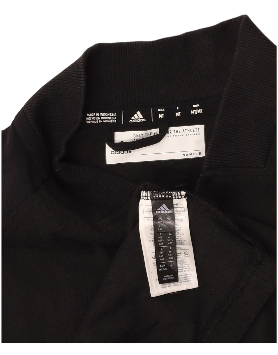 ADIDAS Veste de survêtement Climalite Graphic pour femme UK 12/14 Noir moyen