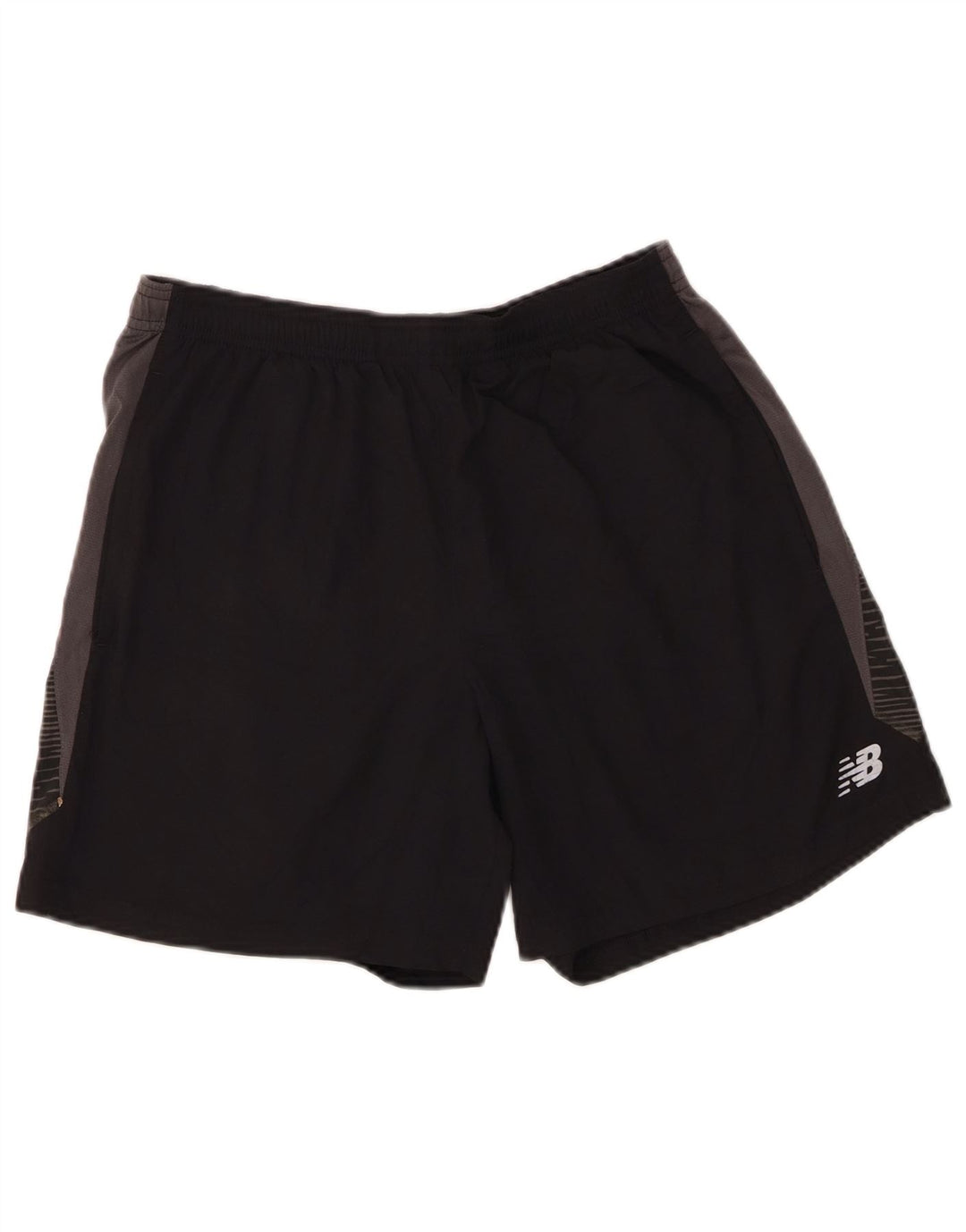 New Balance Short de sport pour homme Large en polyester color block noir