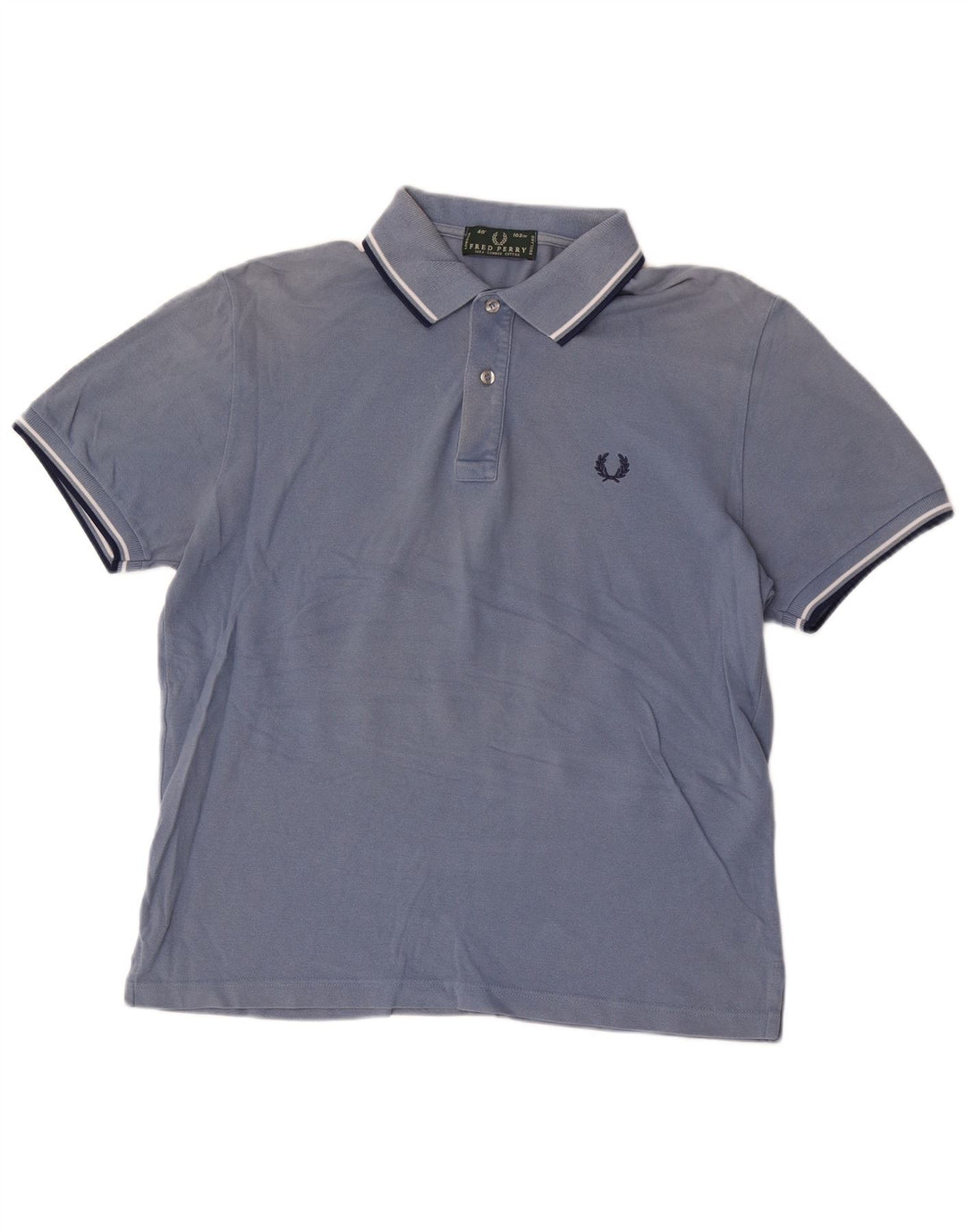 Fred Perry Polo Homme Bleu Moyen Coton
