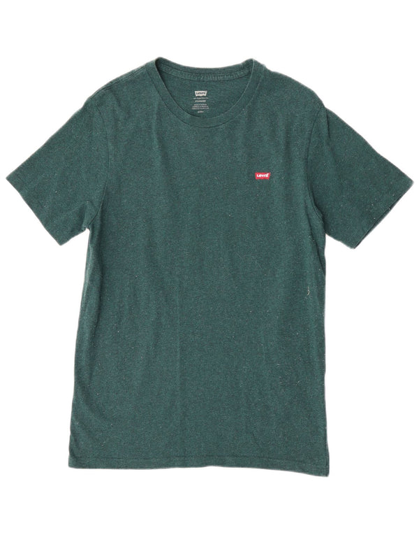 Levi's Tee-Shirt Standard Homme Vert Small Coton