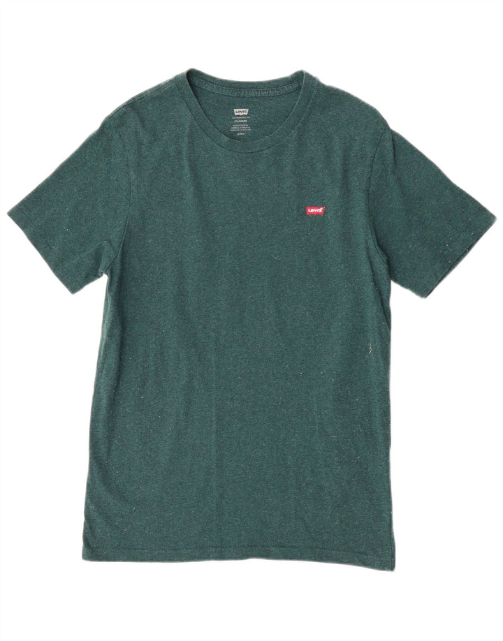 Levi's Tee-Shirt Standard Homme Vert Small Coton