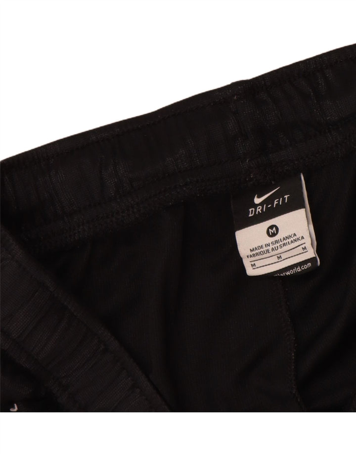 Nike Short de sport Dri Fit pour homme en polyester rayé noir moyen
