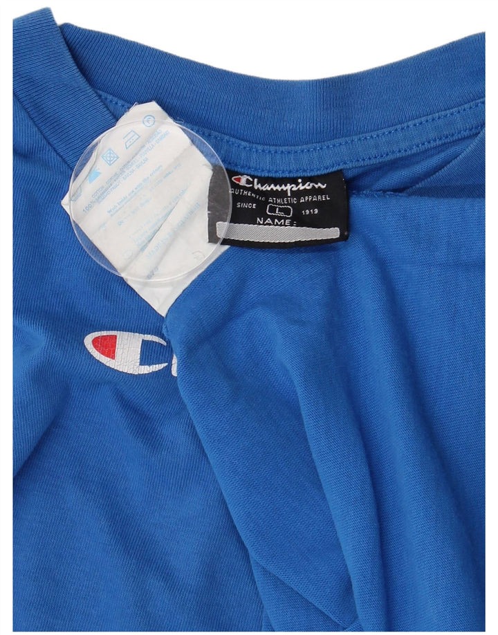 CHAMPION T-Shirt Graphique Homme Grand Bleu Coton