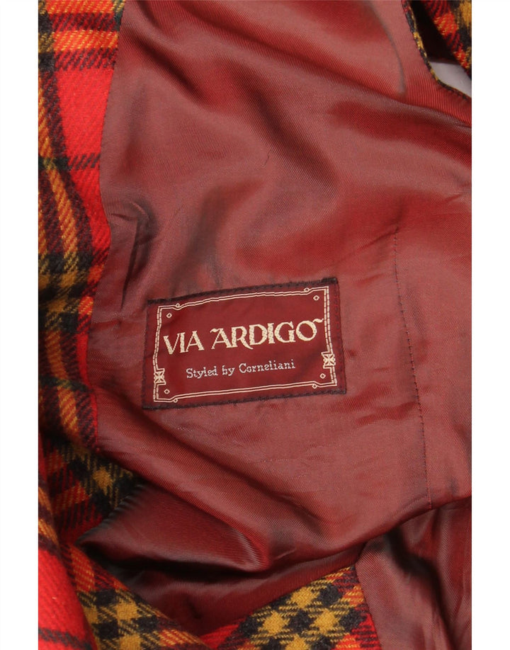 Via Ardigo Gilet Homme Petit Carreau Rouge