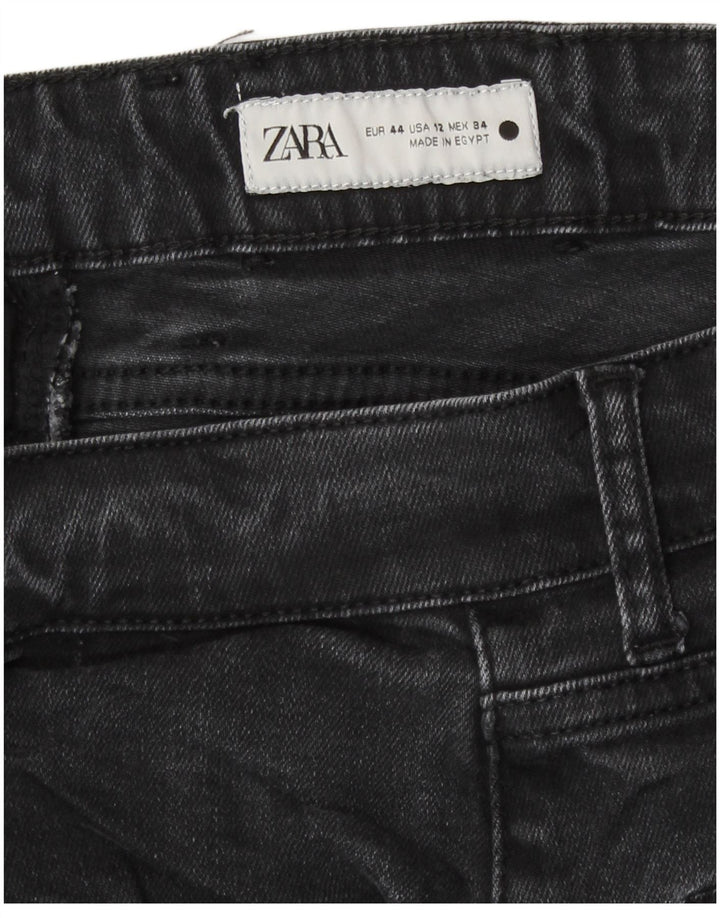Zara Jean court pour femme EU 44 XL W34 L25 Gris