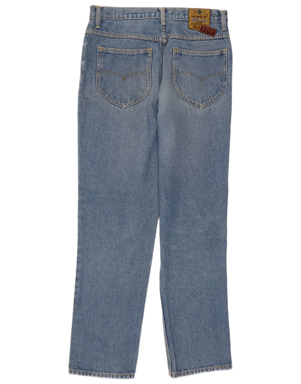 Jeans fuselés vintage femme W34 L32 coton bleu