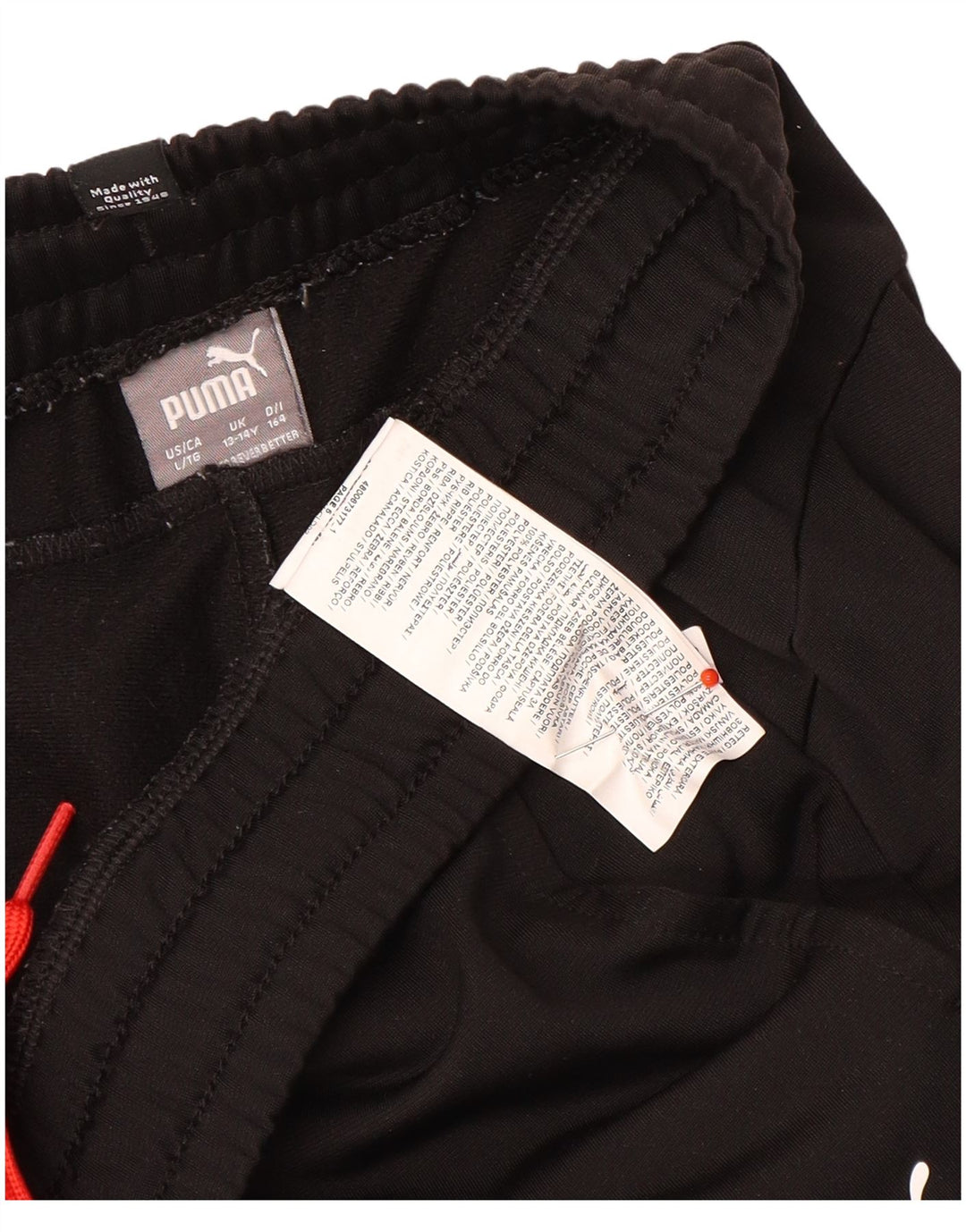Puma Pantalon de Survêtement Garçon 13-14 ans Noir Polyester