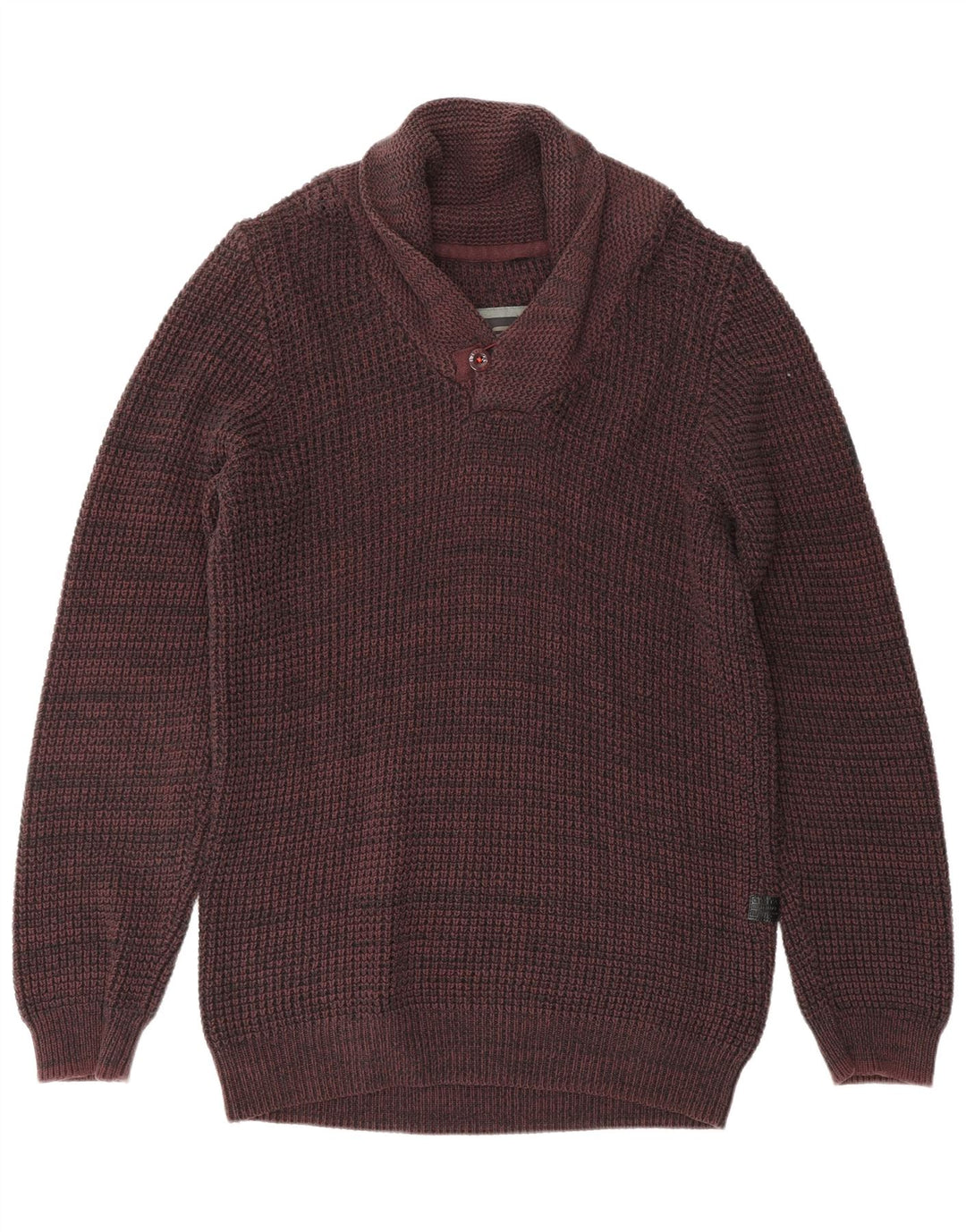 G-Star Pull à col châle pour homme 2XL en coton marron