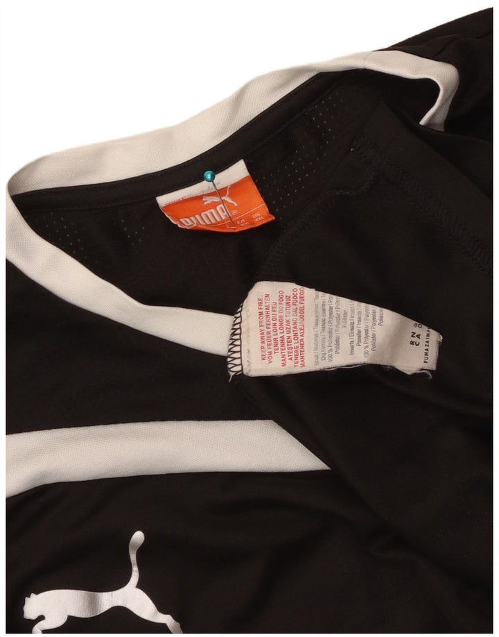 Puma T-Shirt Homme Top 2XL Noir Colorblock Polyester