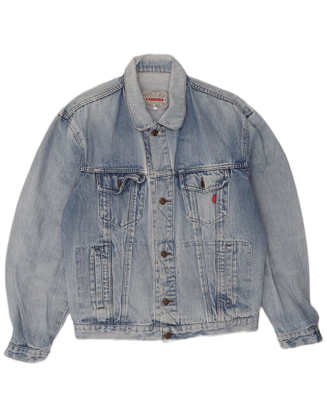 Carrera Veste en jean pour femme UK 42 XL Bleu