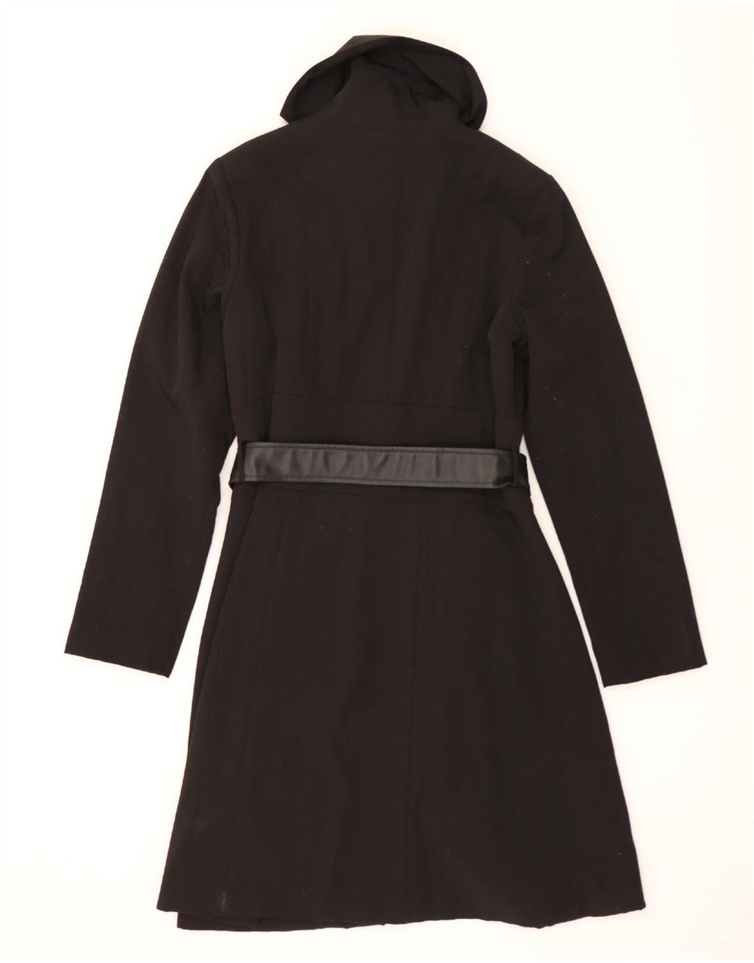 CALVIN KLEIN Womens Overcoat IT 44 Medium Black Polyester Vintage Calvin Klein and Second-Hand Calvin Klein from Messina Hembry 