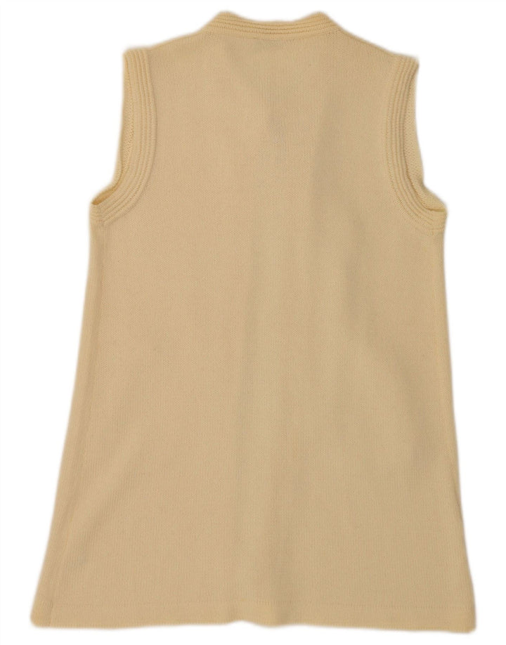Les Copains Cardigan long pour femme UK 10 Small Blanc cassé