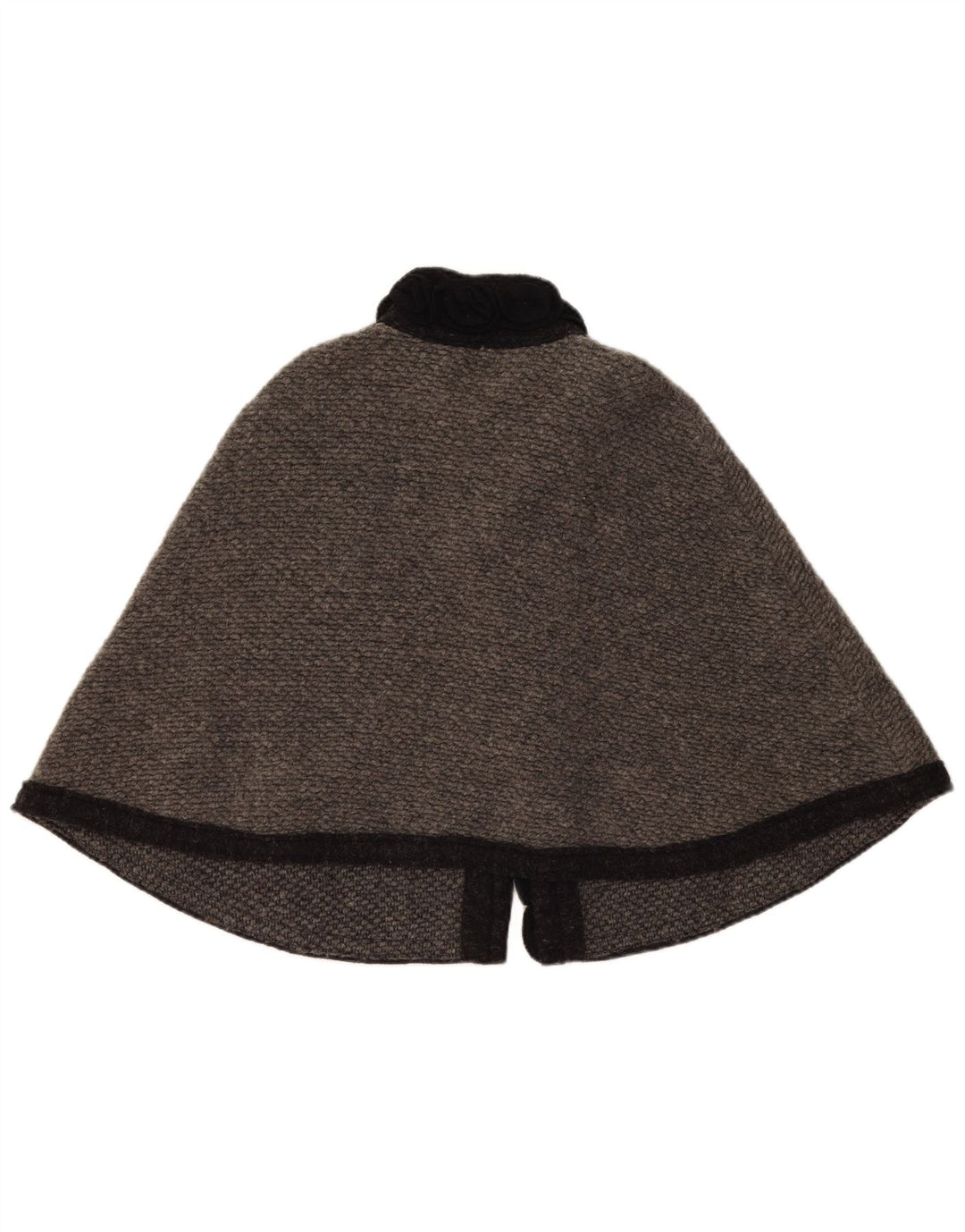 Pierre Cardin Manteau Poncho Femme Taille Unique Laine Grise