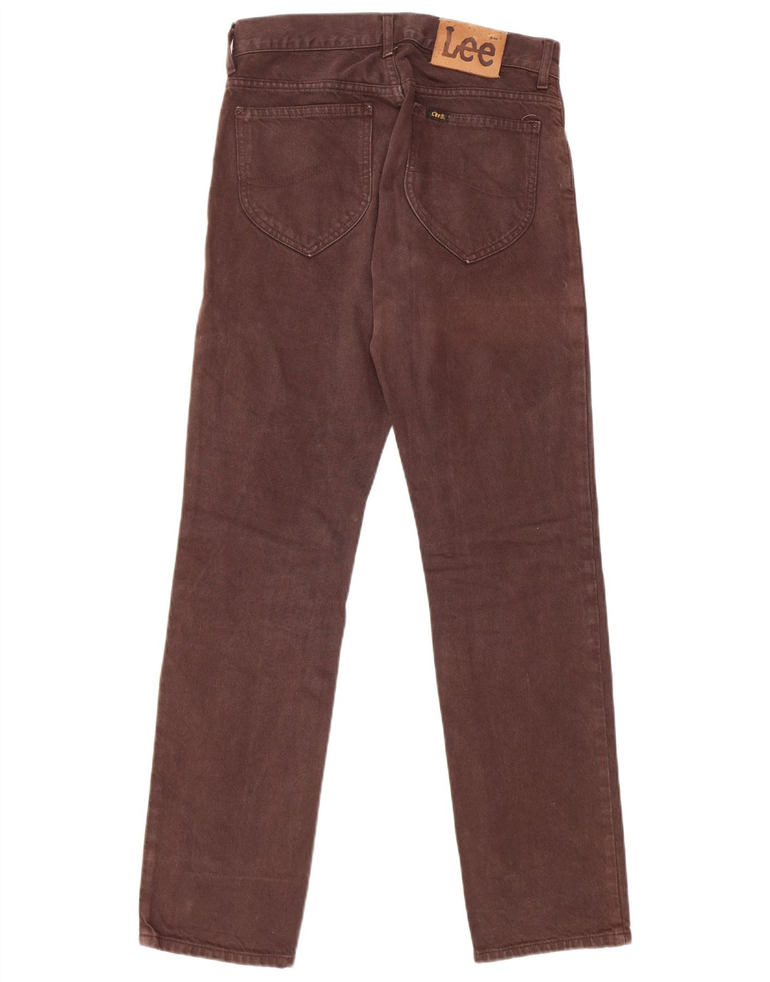 Lee Jean droit homme W28 L31 marron coton