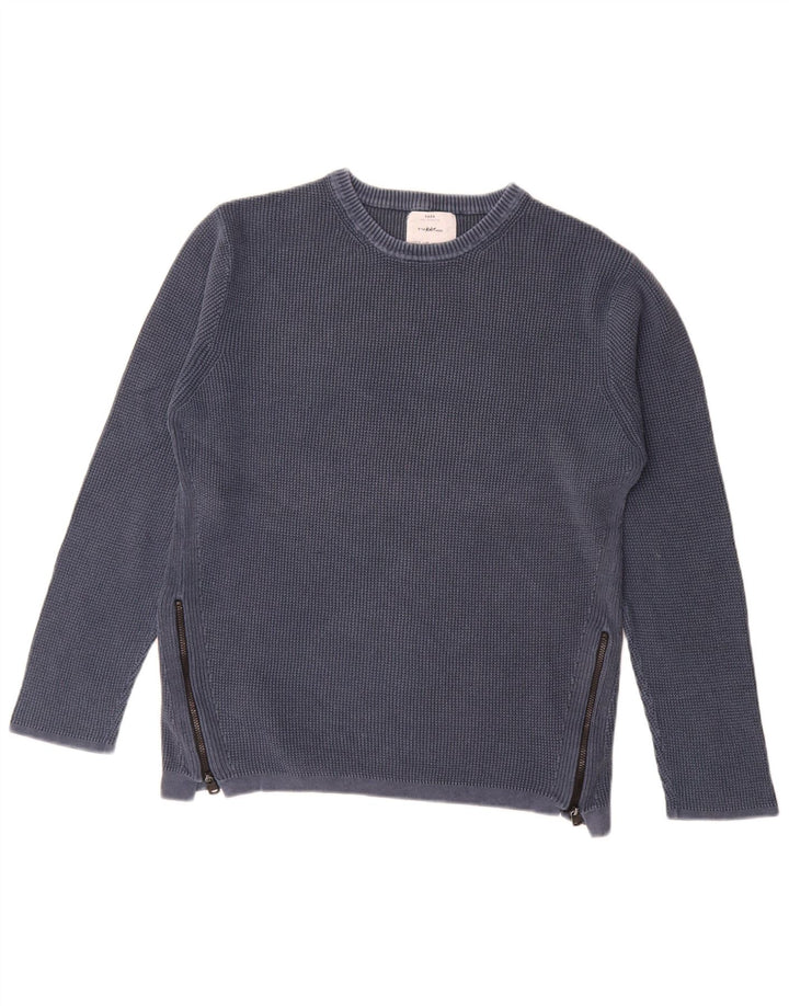 Pull ras du cou Zara garçon 13-14 ans bleu marine