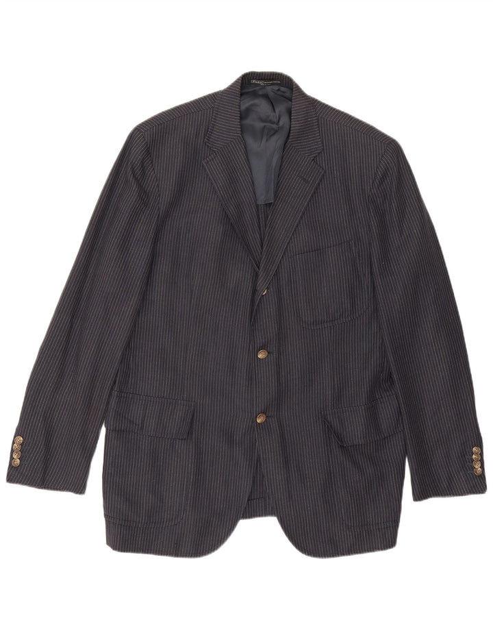 Polo Ralph Lauren Veste blazer pour homme IT 48 Bleu marine moyen à fines rayures