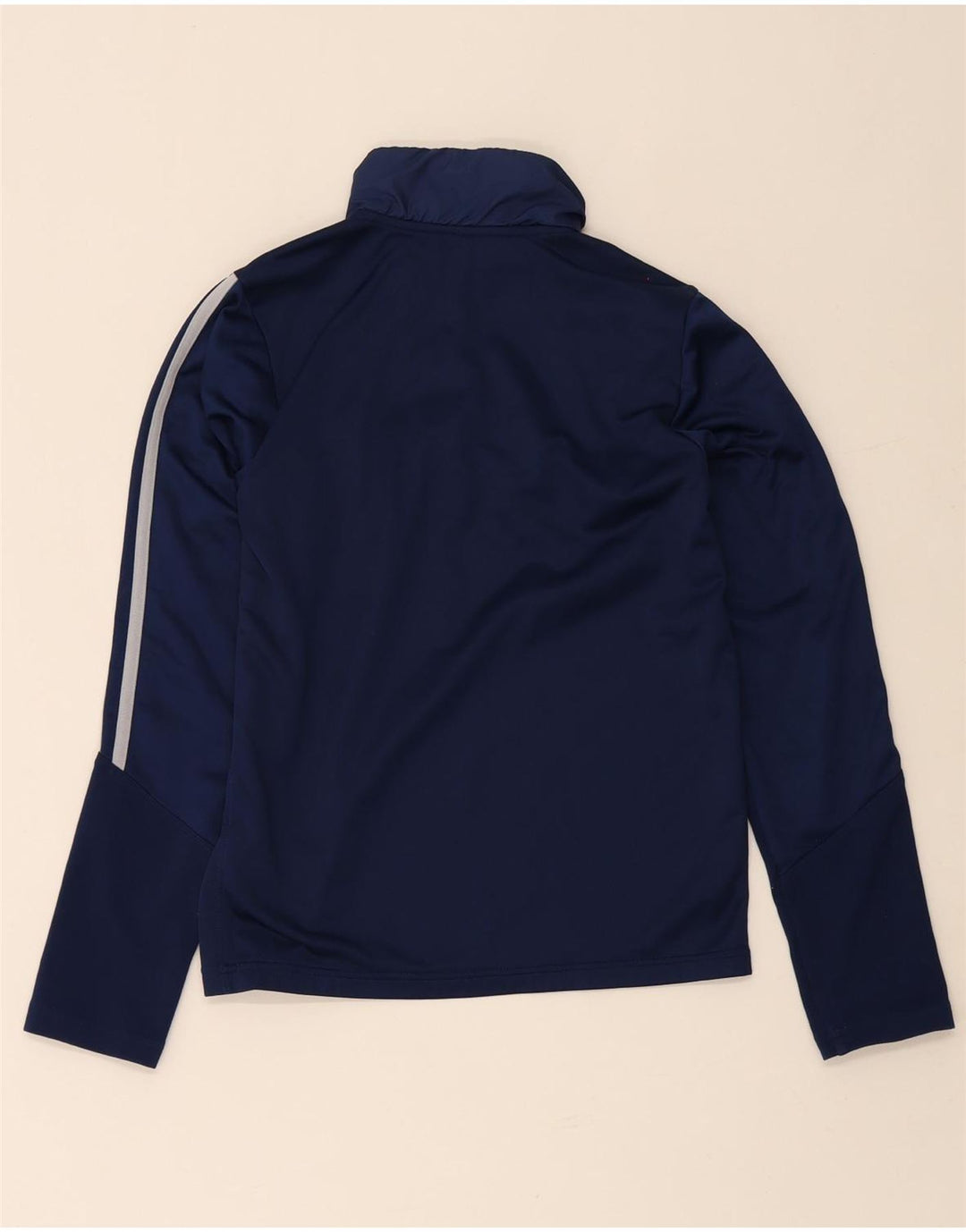 Adidas Haut de survêtement Aeroready Zip Neck pour garçon 13-14 ans Bleu marine
