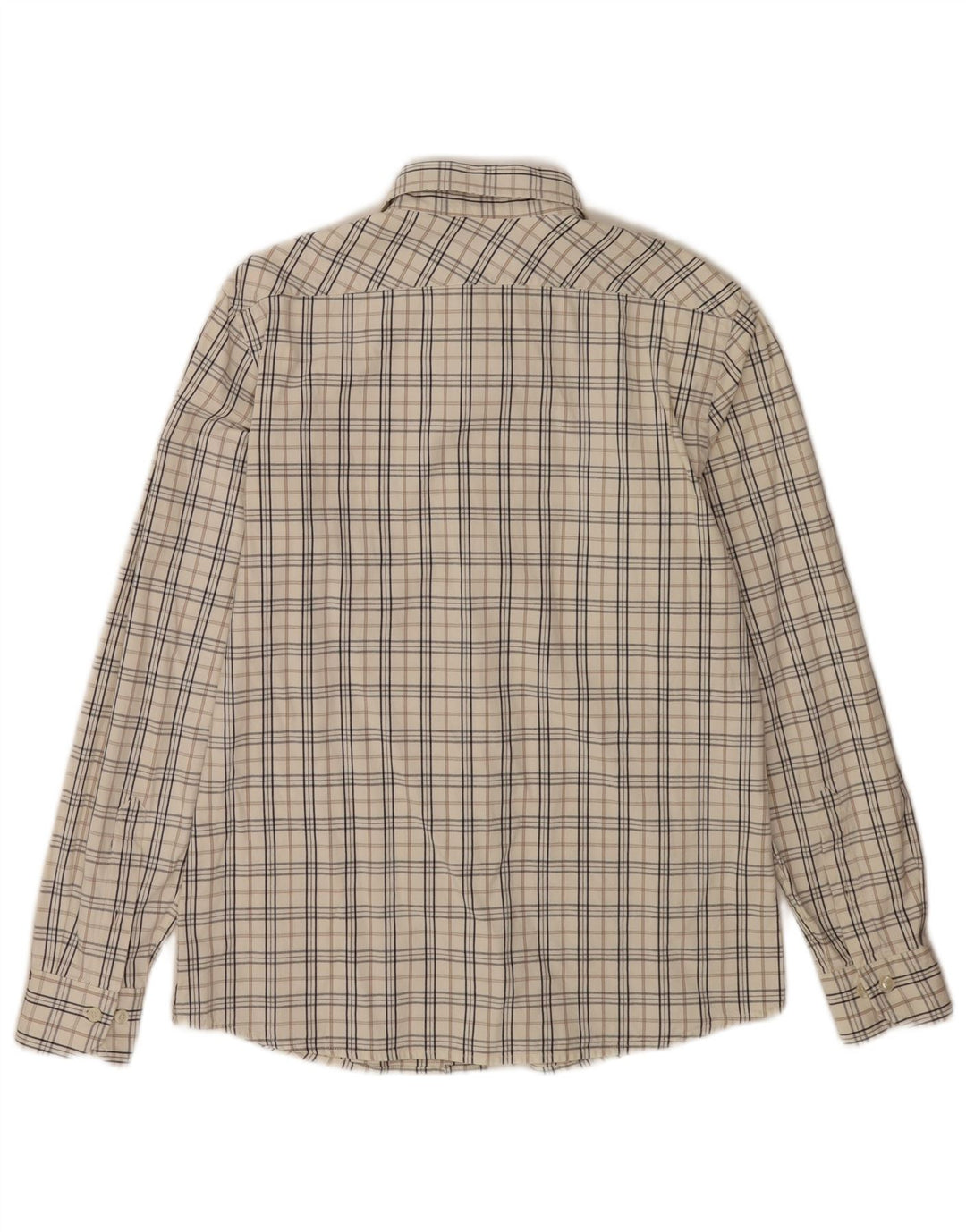 Gas Chemise Homme Carreaux Blanc Moyen