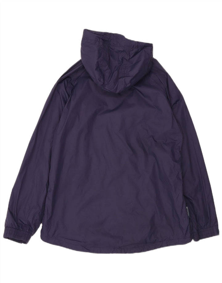 Mountain Warehouse Veste de pluie à capuche pour femme UK 16 Large Bleu marine Nylon