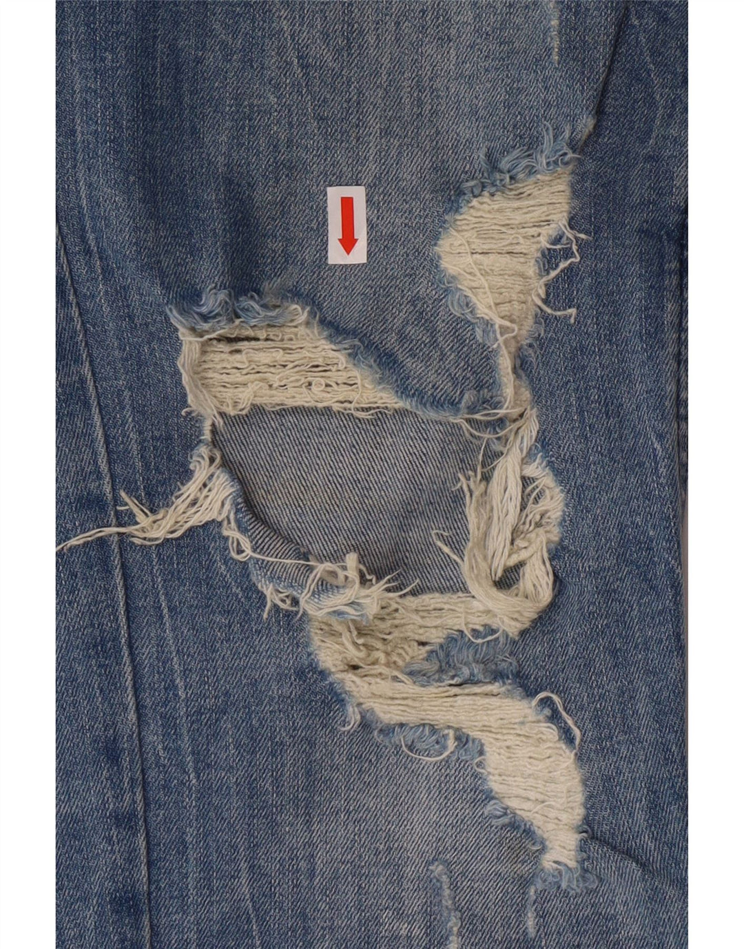ZARA Womens Distressed Slim Jeans EU 42 Large W32 L30 Blue Vintage Zara and Second-Hand Zara from Messina Hembry 