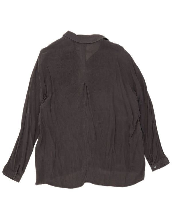 Zara Chemisier à manches 3/4 pour femme Gris moyen UK 14