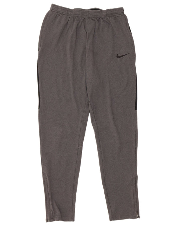 Nike Pantalon de survêtement Dri Fit pour garçon 13-14 ans XL Gris Colorblock