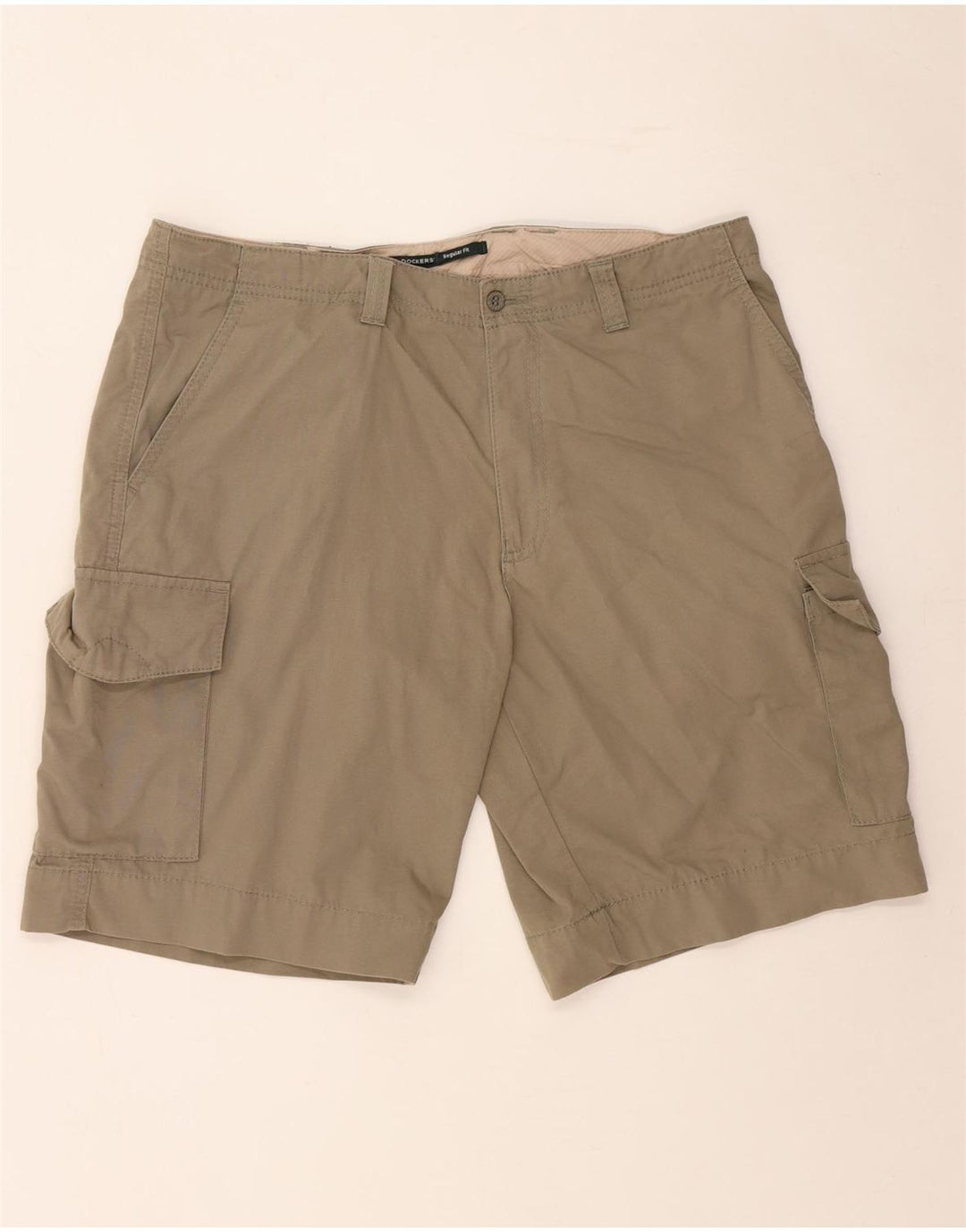 DOCKERS Short Cargo Regular Fit Homme W38 XL Kaki