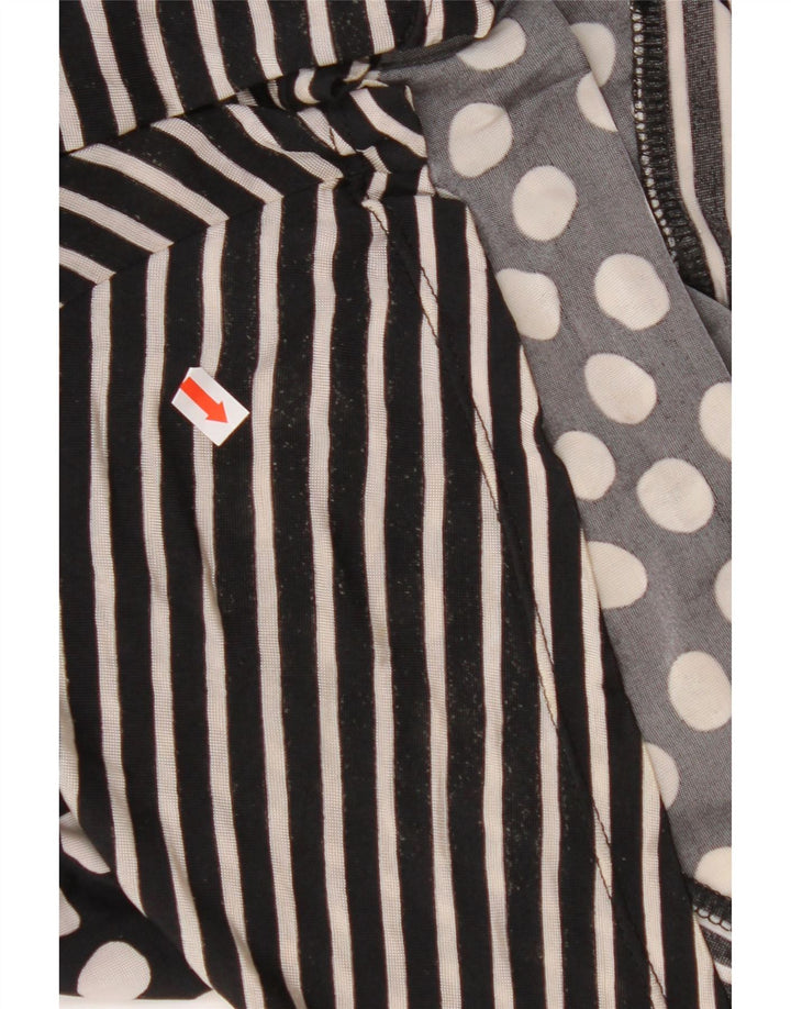 ROCCOBAROCCO Jupe midi femme UK 16 Large Viscose à pois noirs