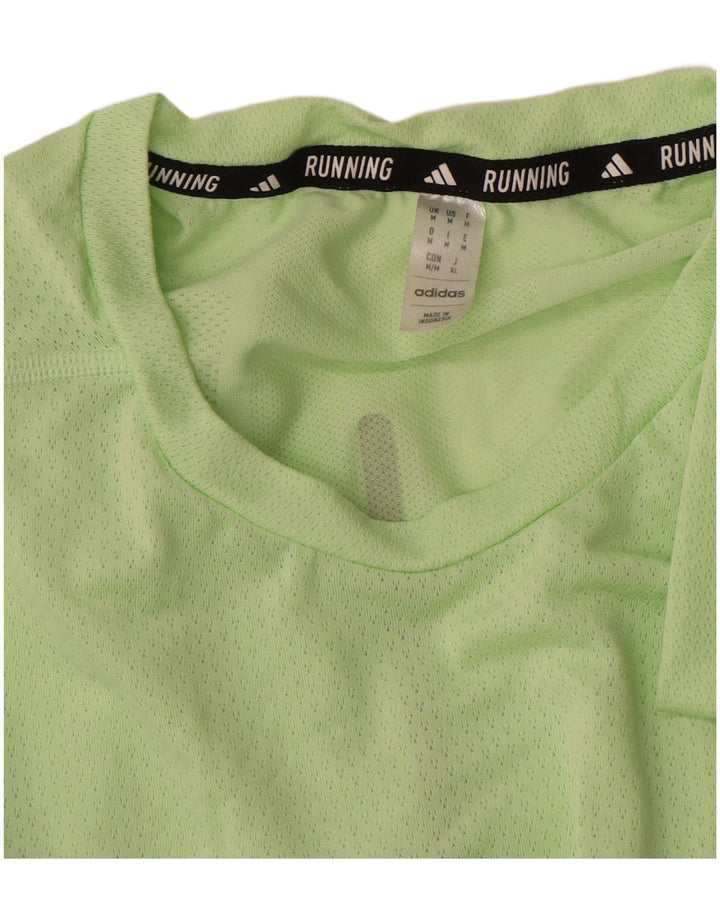 Adidas T-Shirt Homme Vert Moyen Polyester