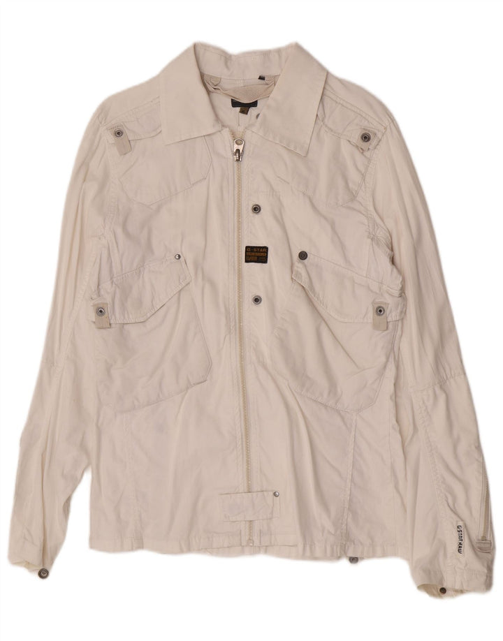 G-Star Veste militaire pour femme UK 18 XL Coton blanc