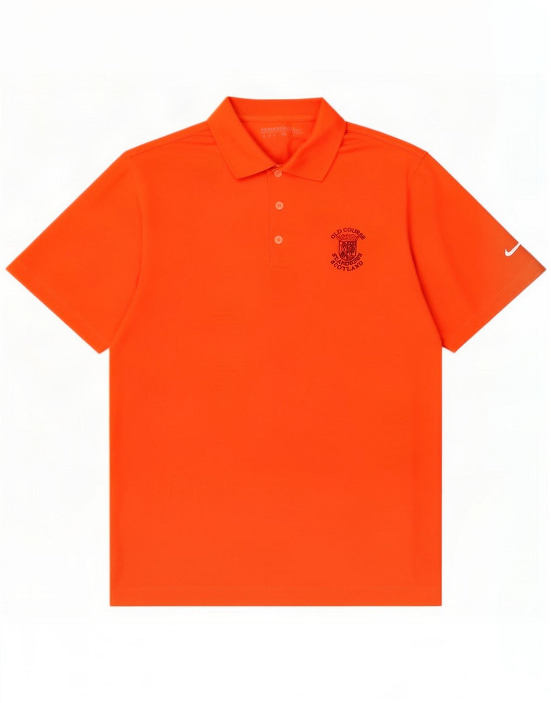 Polo Nike pour homme en polyester orange moyen