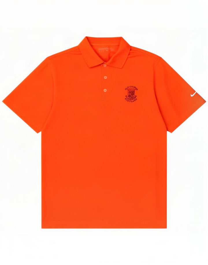 Polo Nike pour homme en polyester orange moyen