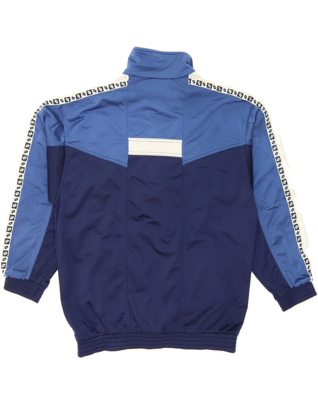 LOTTO Boys Tracksuit Top Jacket 15-16 Years 3XL Blue Colourblock Polyester Vintage Lotto and Second-Hand Lotto from Messina Hembry 