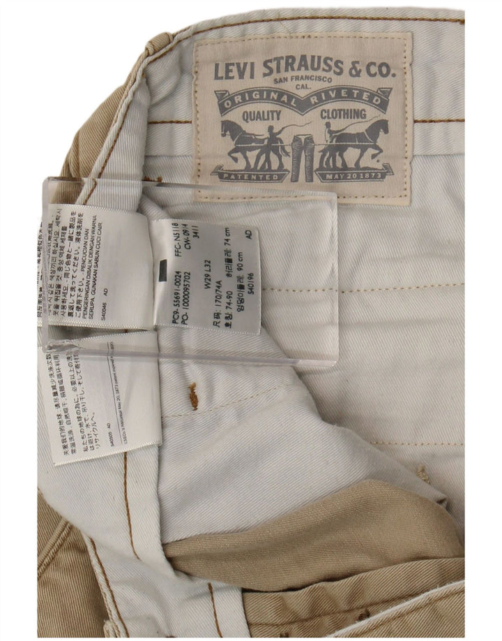 Levi's Pantalon Chino Slim Homme W29 L32 Beige Coton