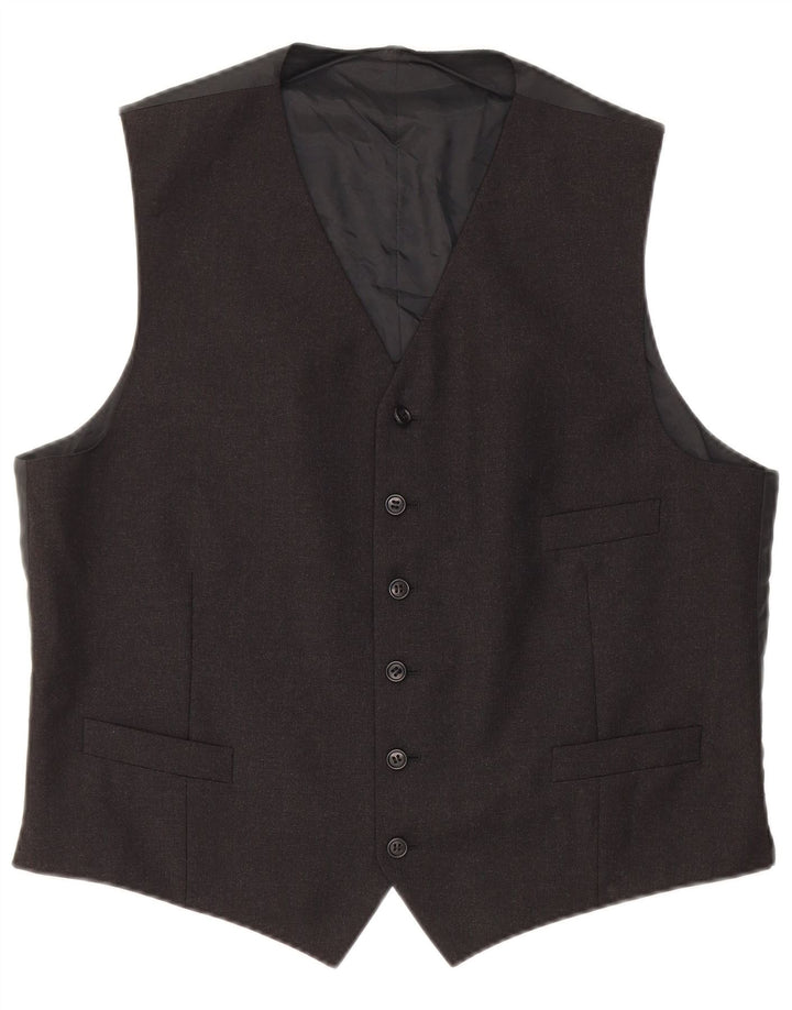 gilet homme vintage moyen noir