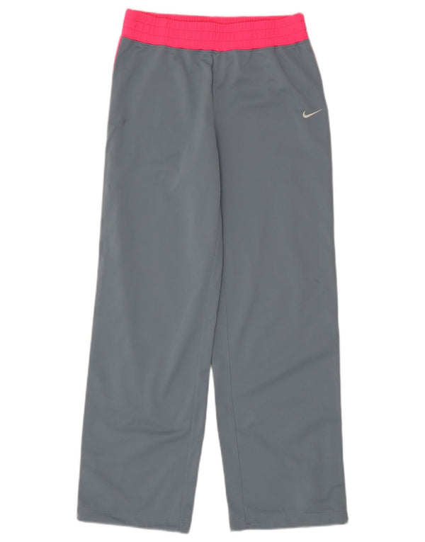 Nike Pantalon de survêtement fille 13-14 ans XL Gris Colorblock Polyester