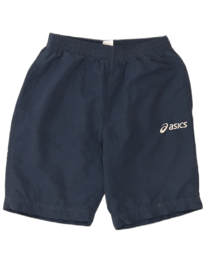 ASICS Short de sport homme bleu marine moyen polyester