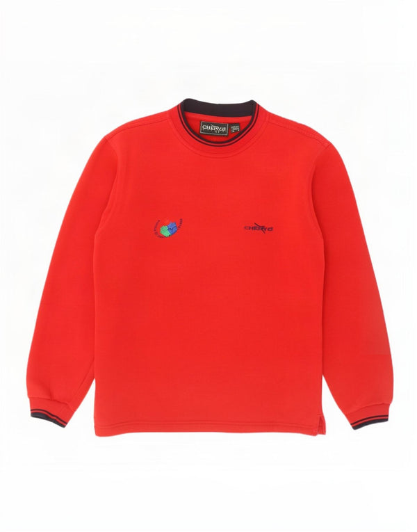 Chervo Sweat-shirt coupe ample pour homme UK 32 2XS Rouge