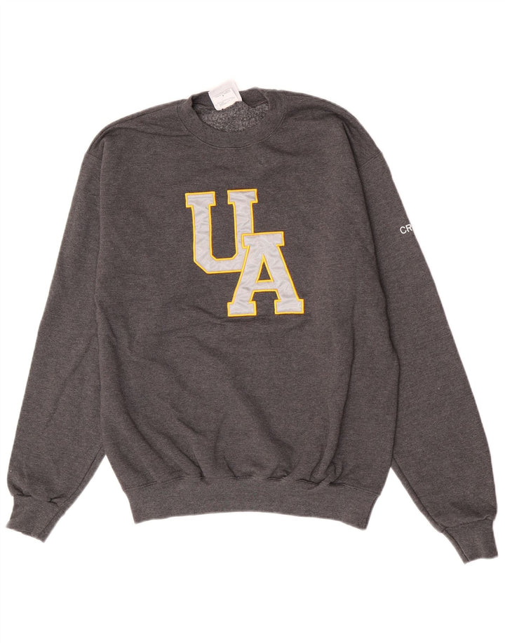 Champion Sweat-Shirt Graphique Homme Gris Moyen Coton