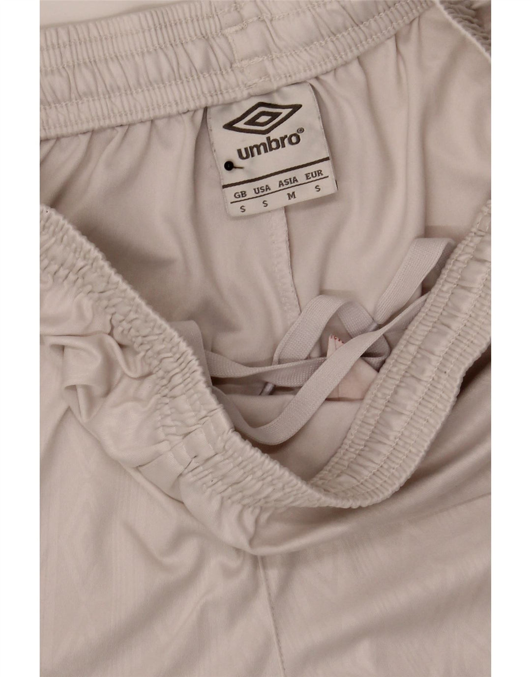 Umbro Short de Sport Homme Petit Blanc Polyester