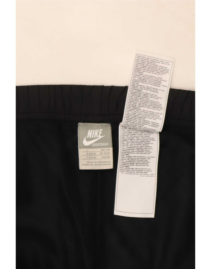 Nike Pantalon de survêtement pour femme UK 14/16 Large Noir Polyester